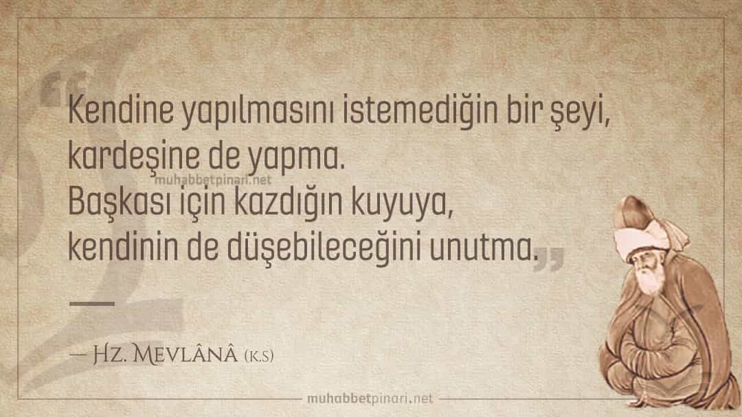 Resimli Mevlâna Sözleri