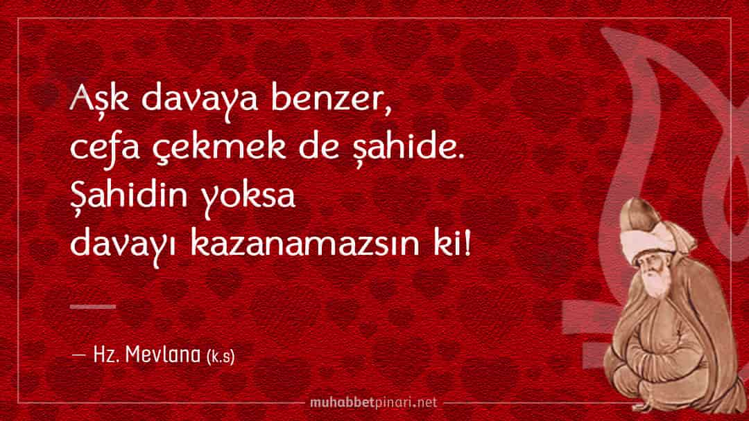 Aşk Konulu Mevlâna Sözleri